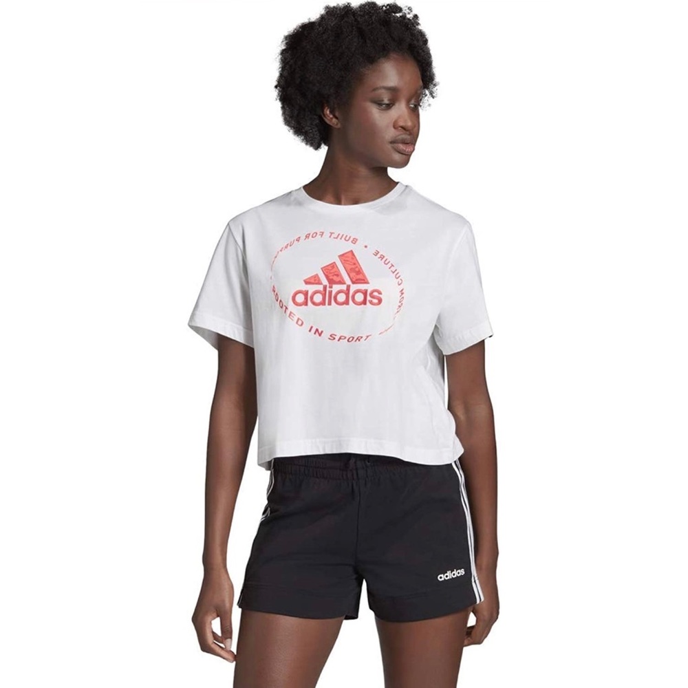 🍒BOGO🍒 Adidas Cropped Circle Graphic Tee